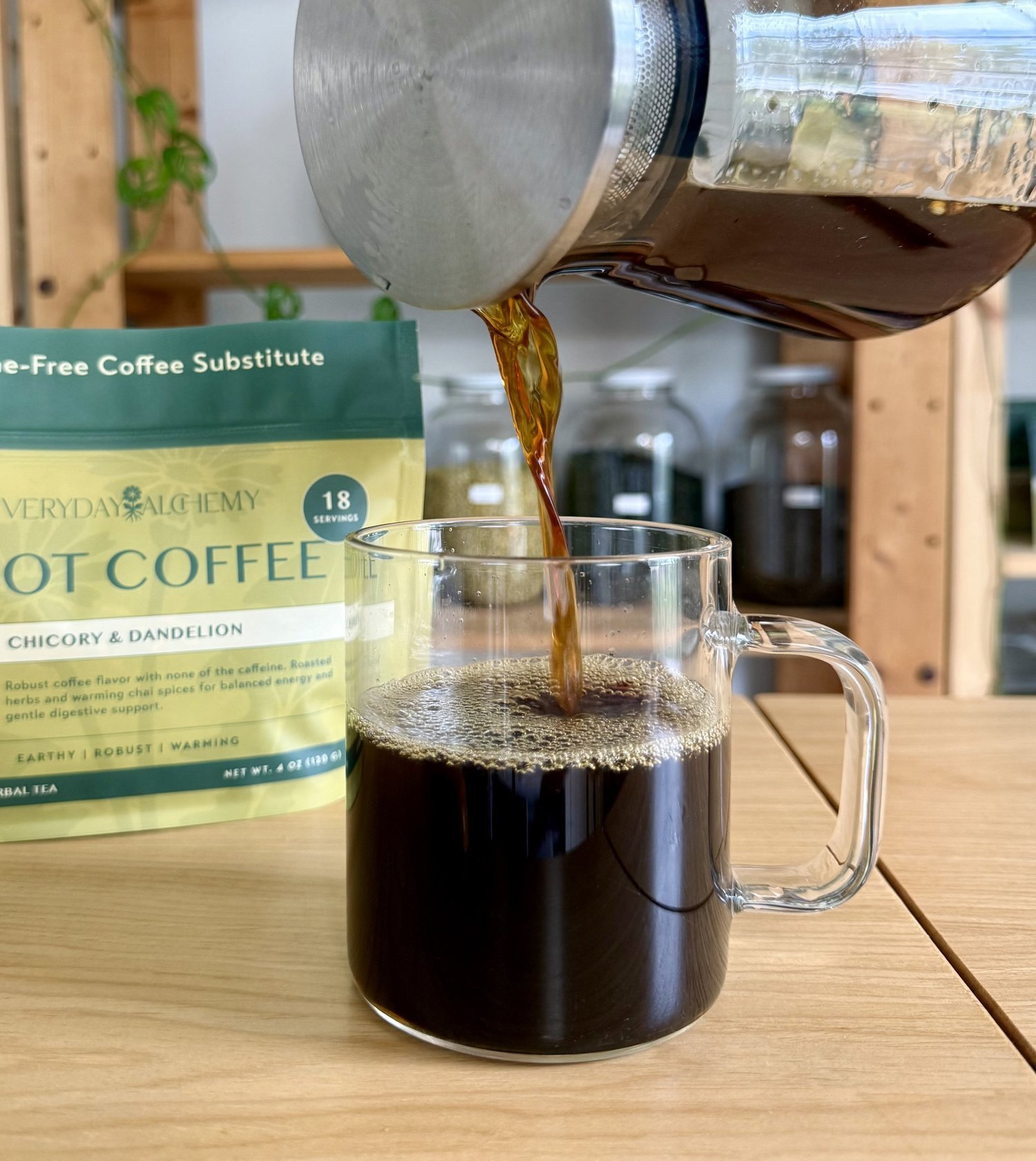 Loose roasted roots for digestion support